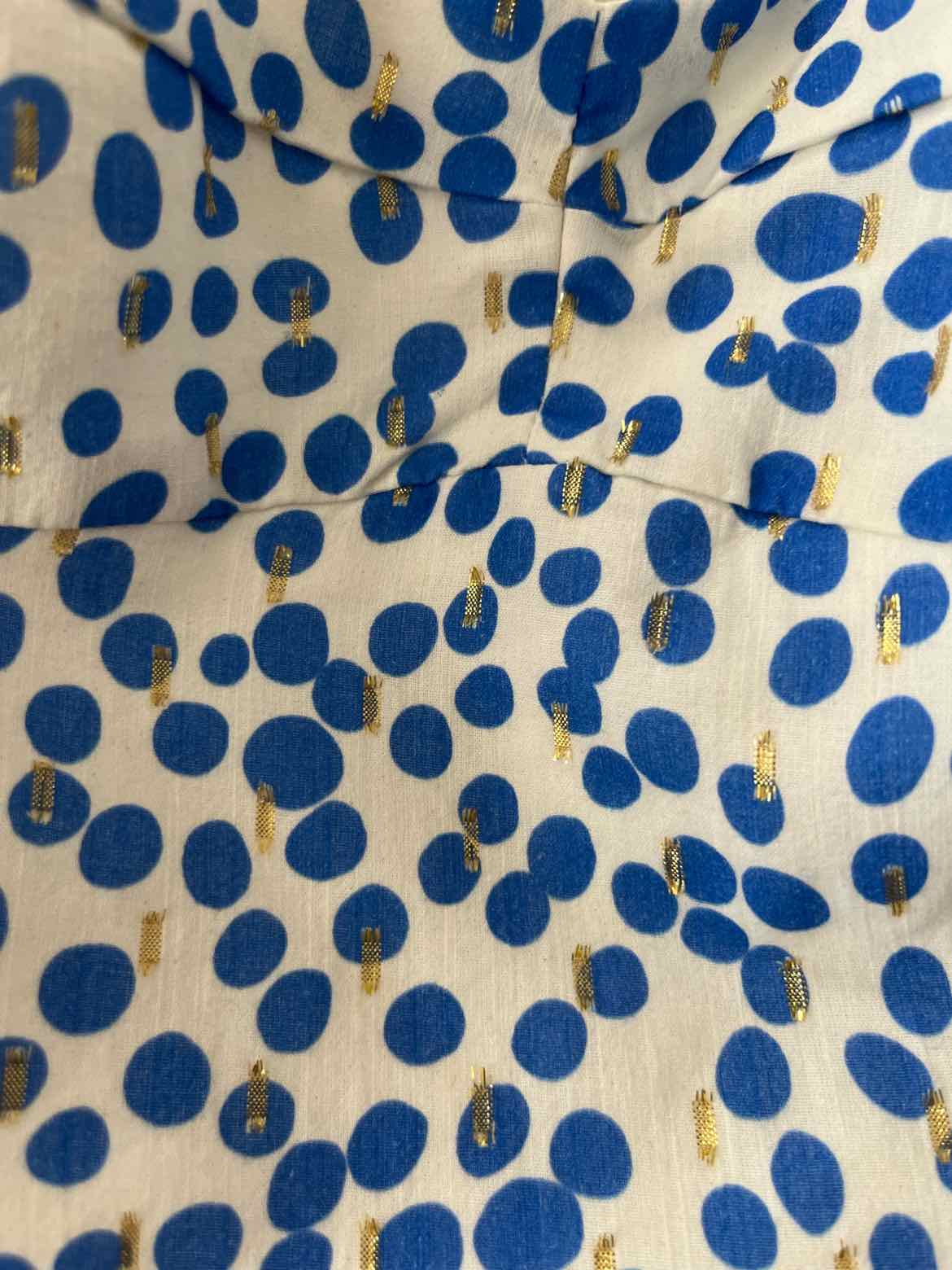 Amanda Uprichard White and Blue Size S Shirt