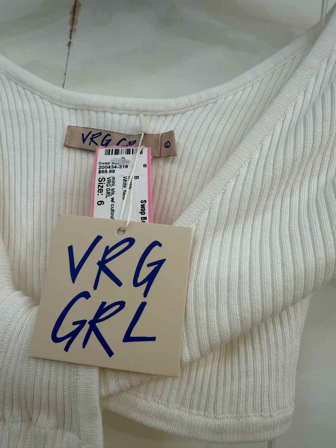 VRG GRL White Size 6 Dress
