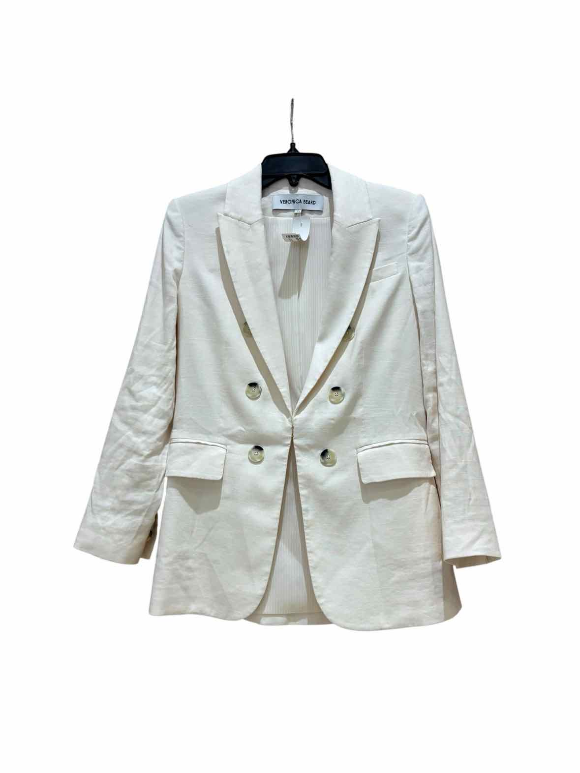 Veronica Beard Cream Size 0 Blazer