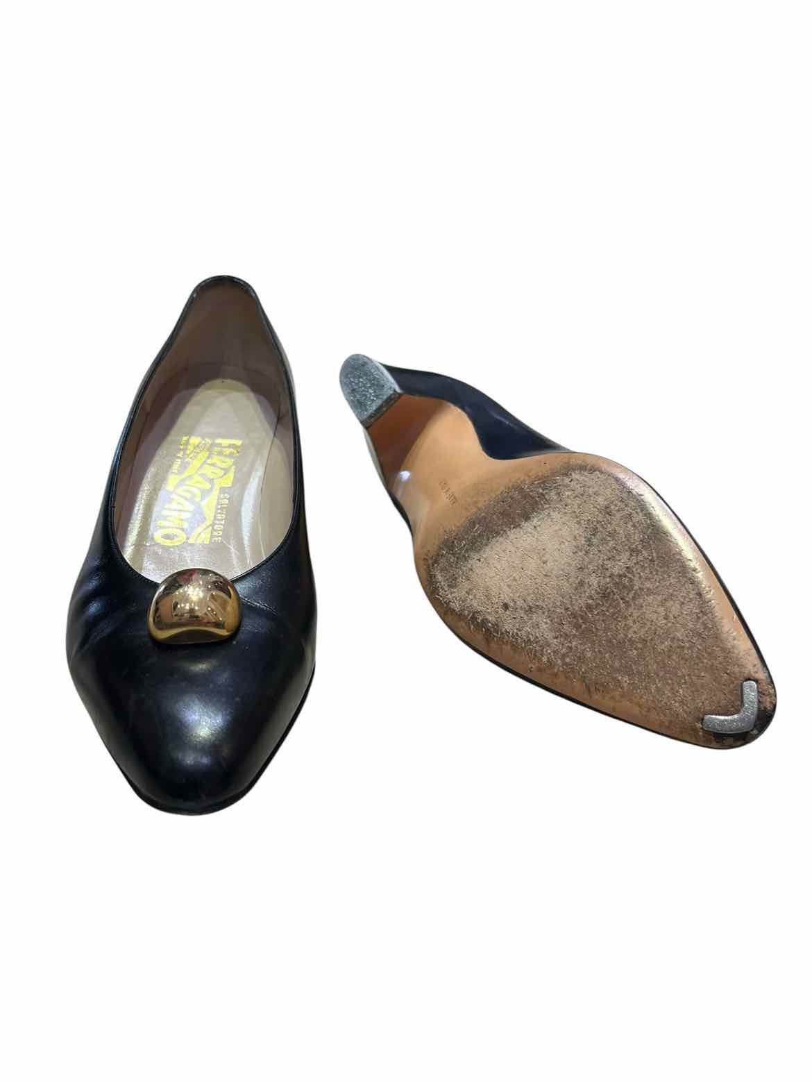 Salvador Ferragamo Black Size 7 Shoes