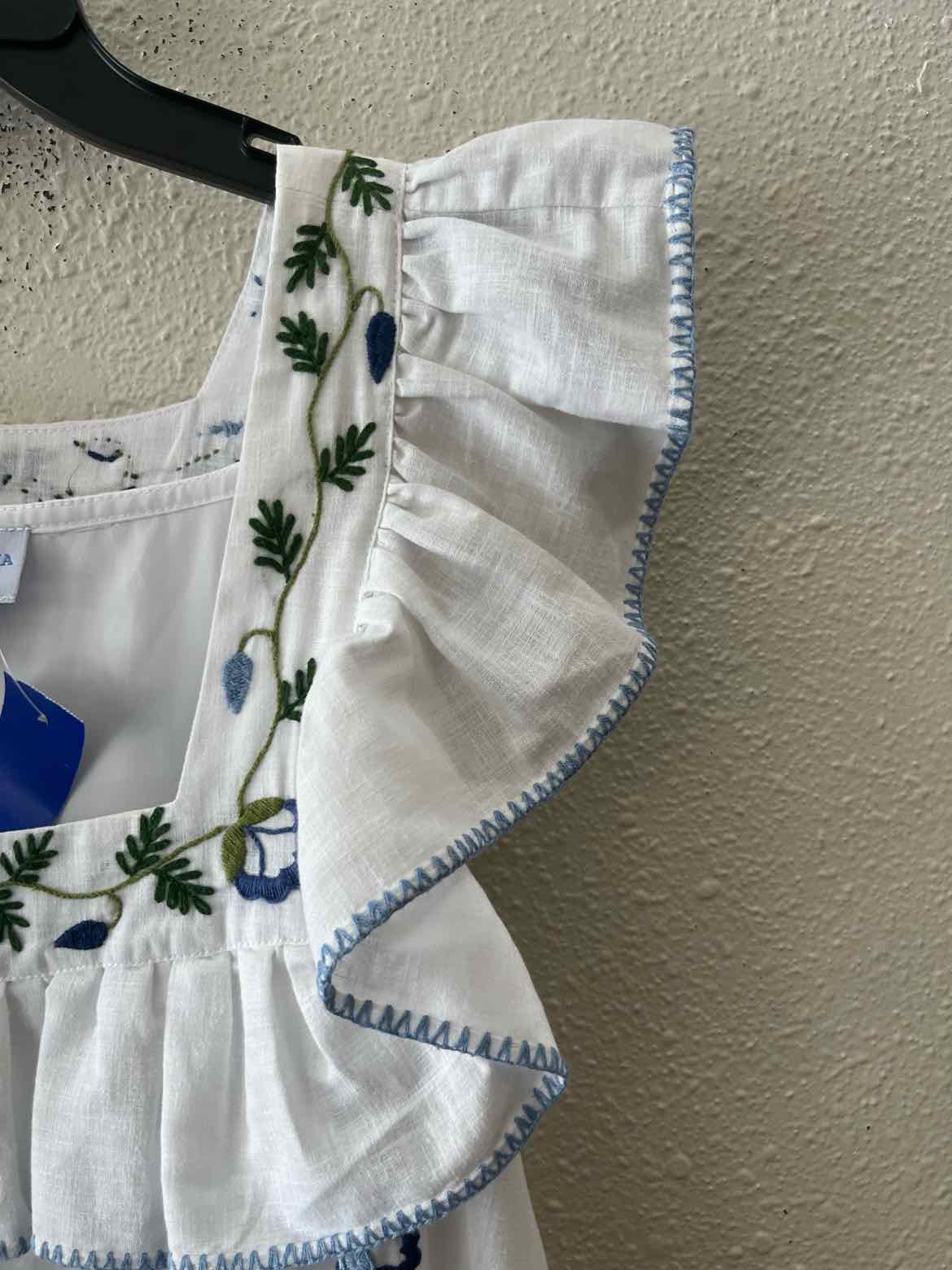 Mi Golondrina White Multi Size S Dress