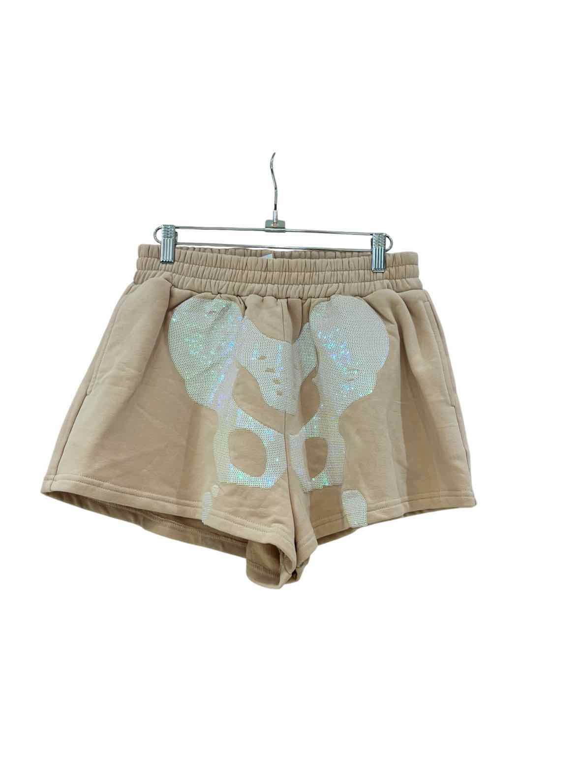 Queen of Sparkles Nude Size S Shorts