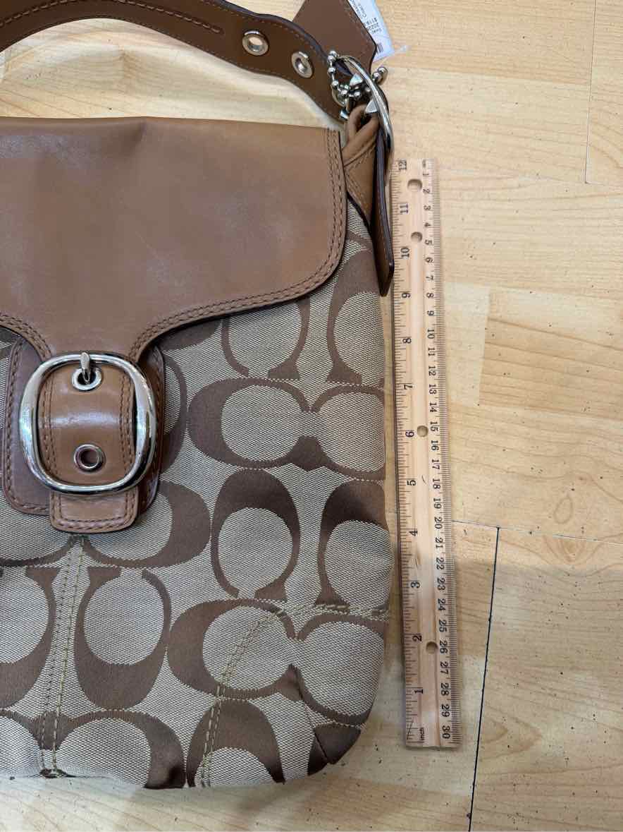 Coach Bleeker Tan Handbag