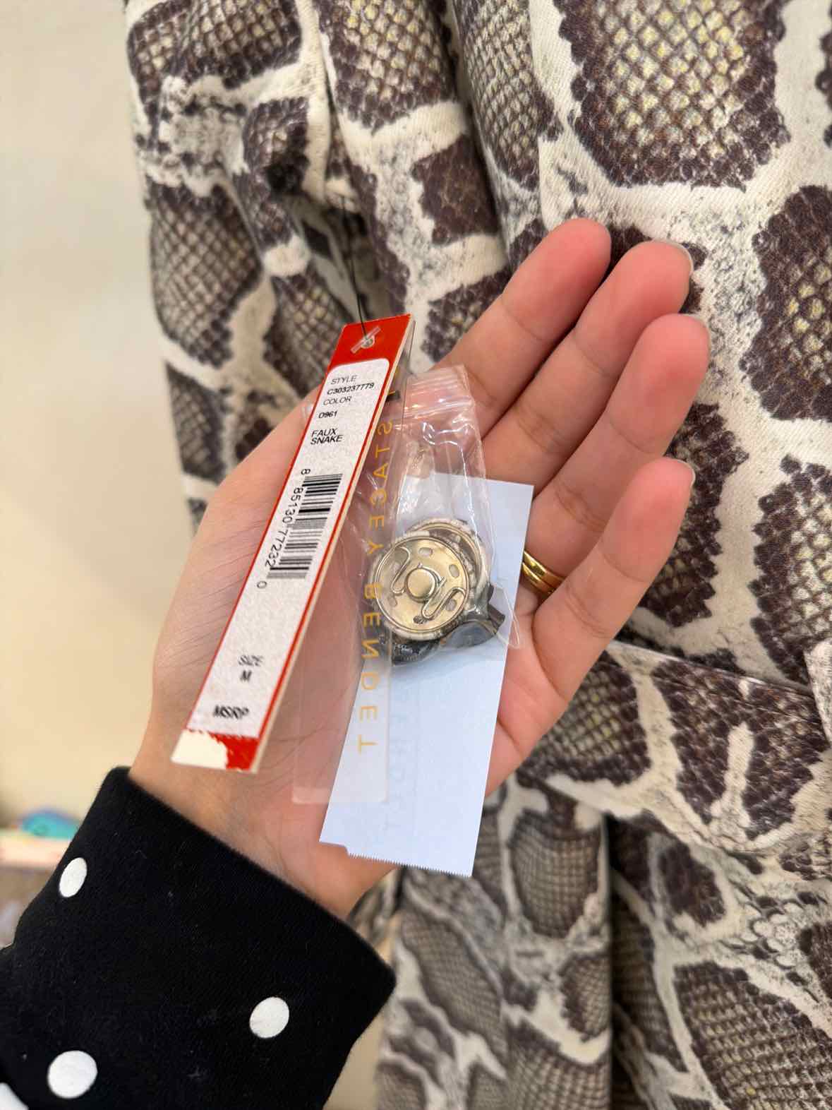 alice + olivia Snake Size M Coat