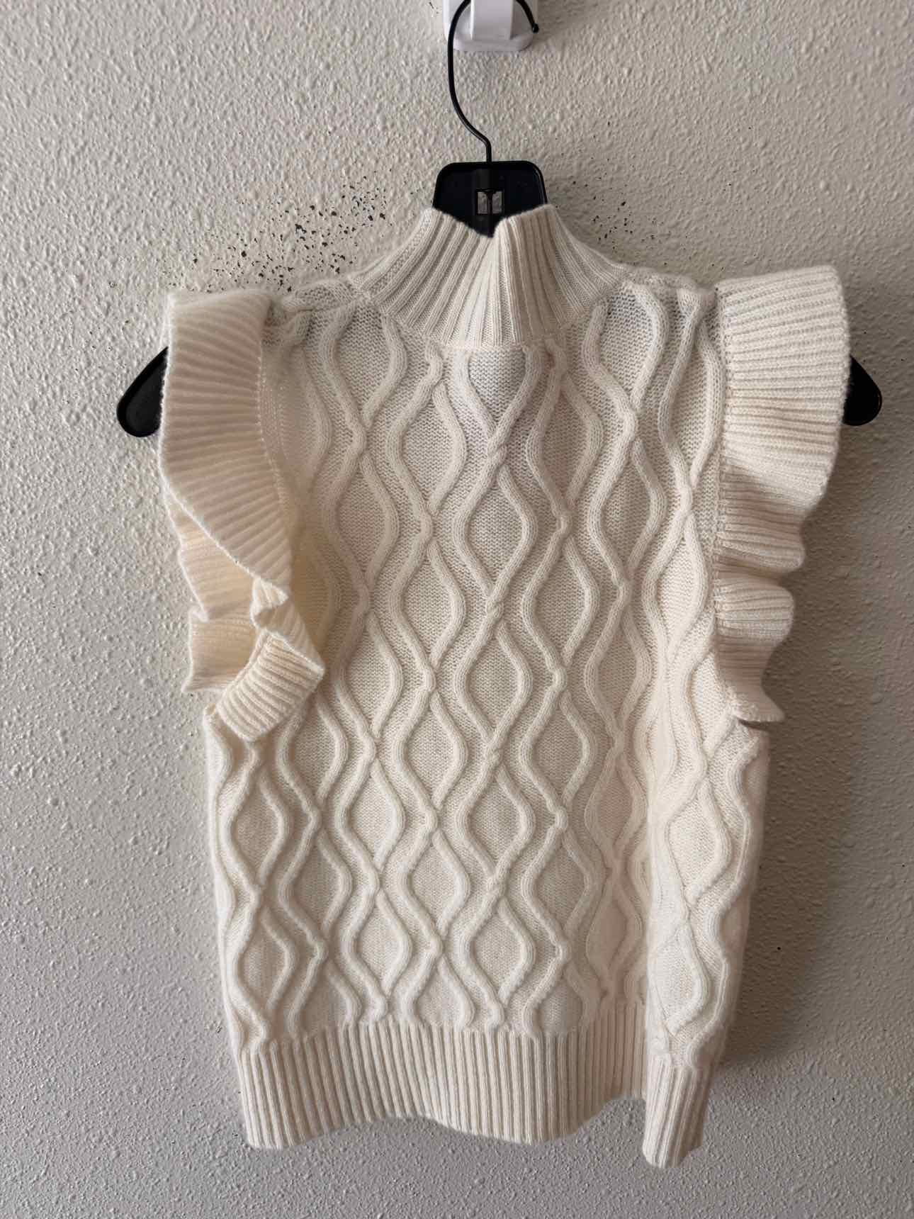 Aqua Cashmere Cream Size XS Shirt