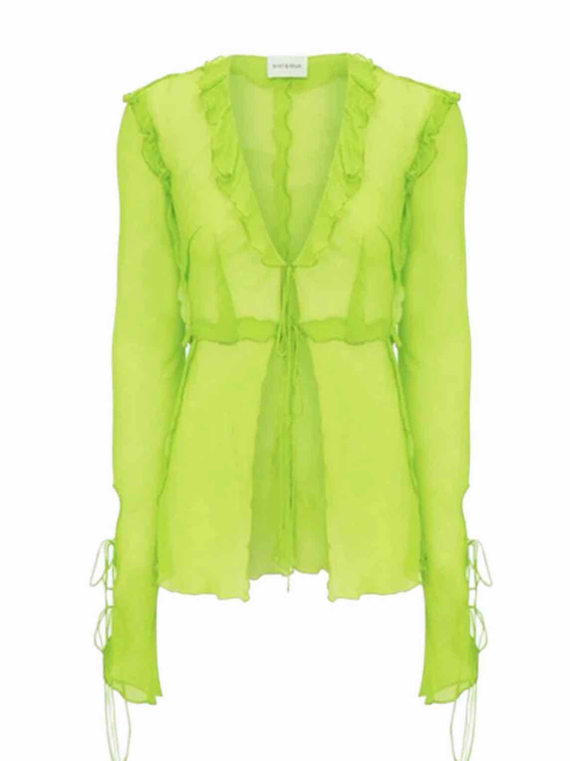 Rat & Boa Chartreuse Size M Shirt