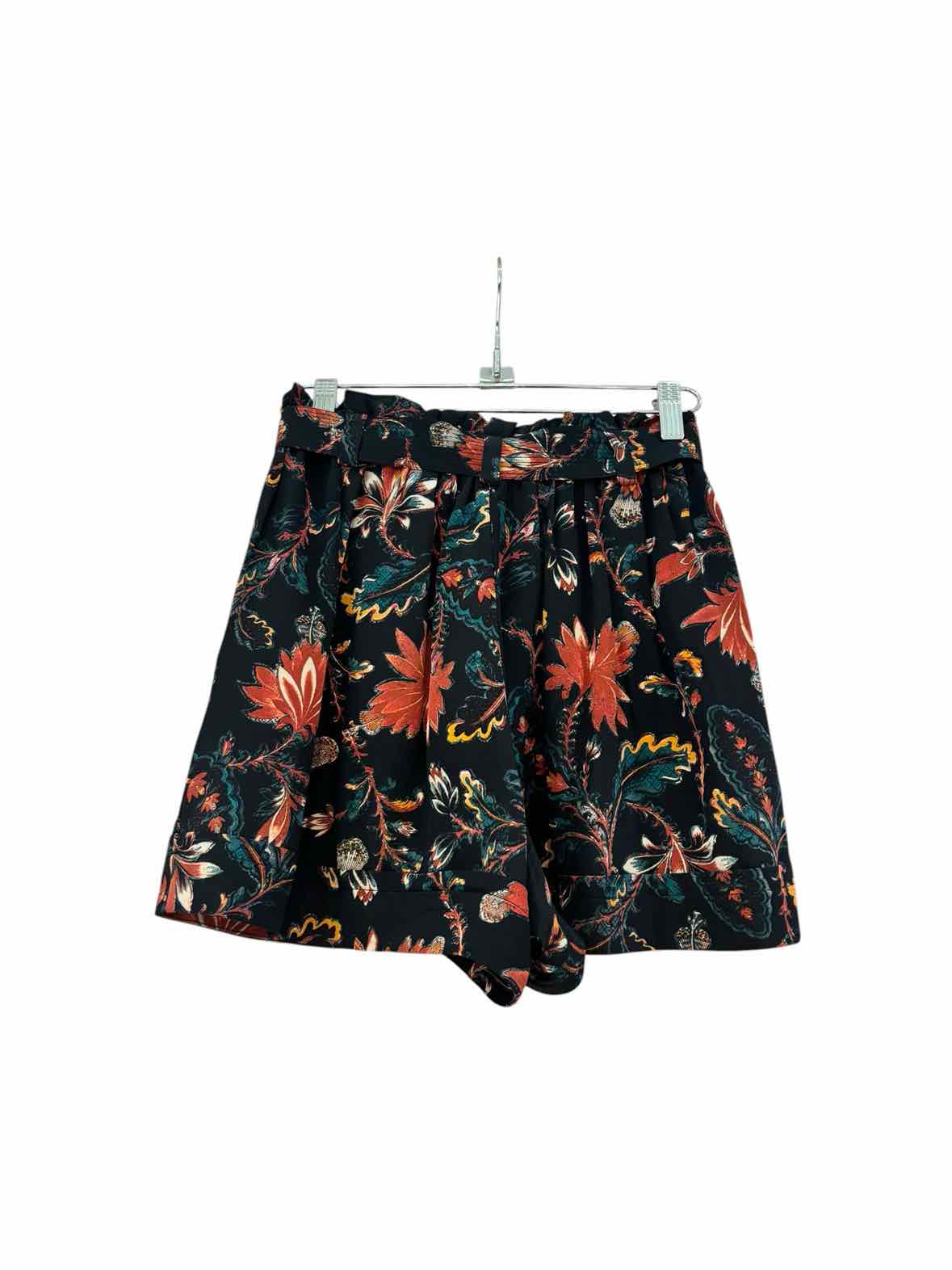 ULLA JOHNSON Black Multi Size 0 Shorts