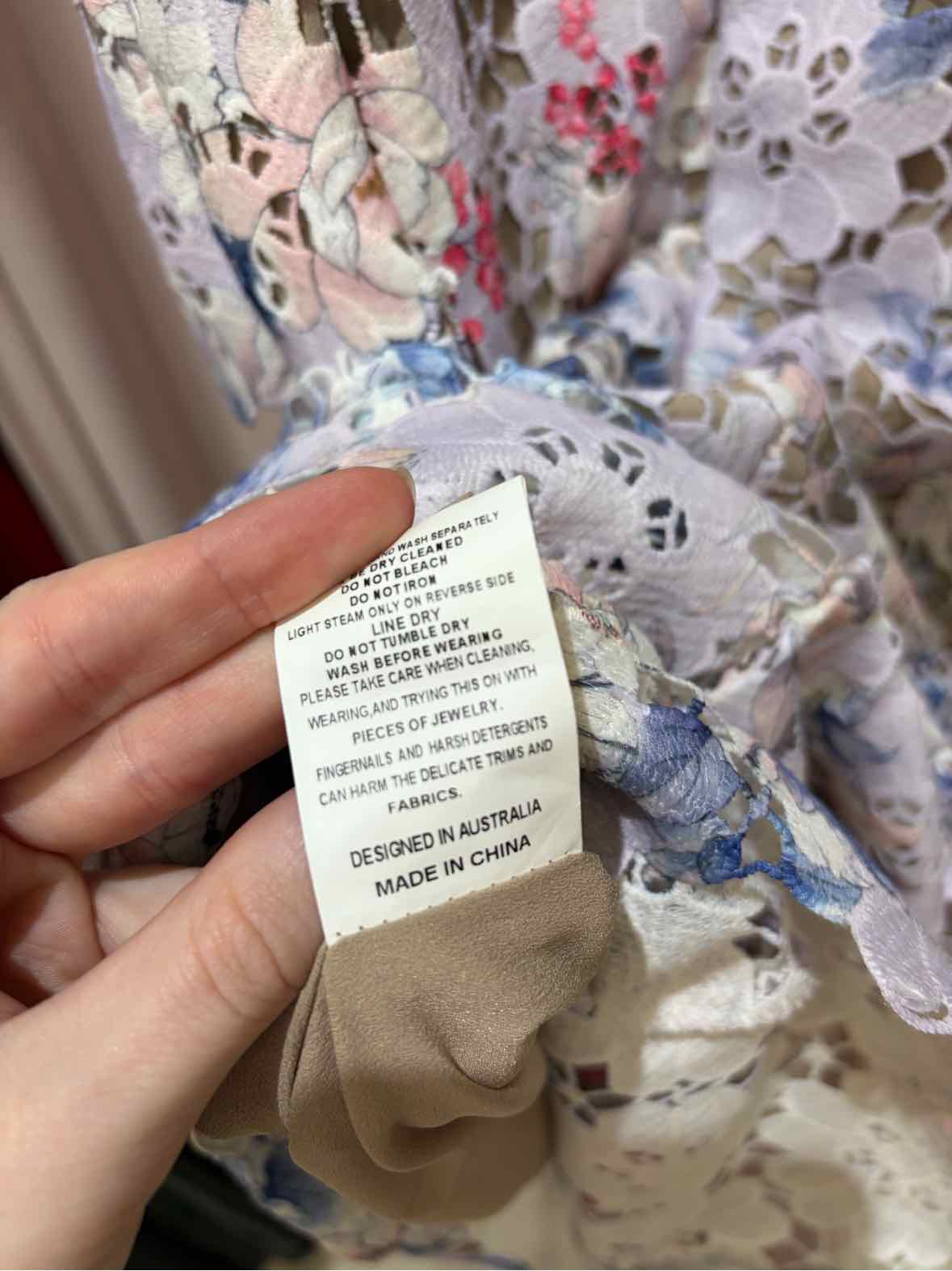 Elliatt Purple Multi Size S Dress