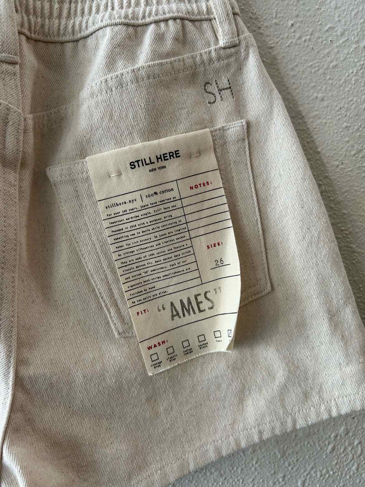 Still Here Oatmeal Size 26 Shorts