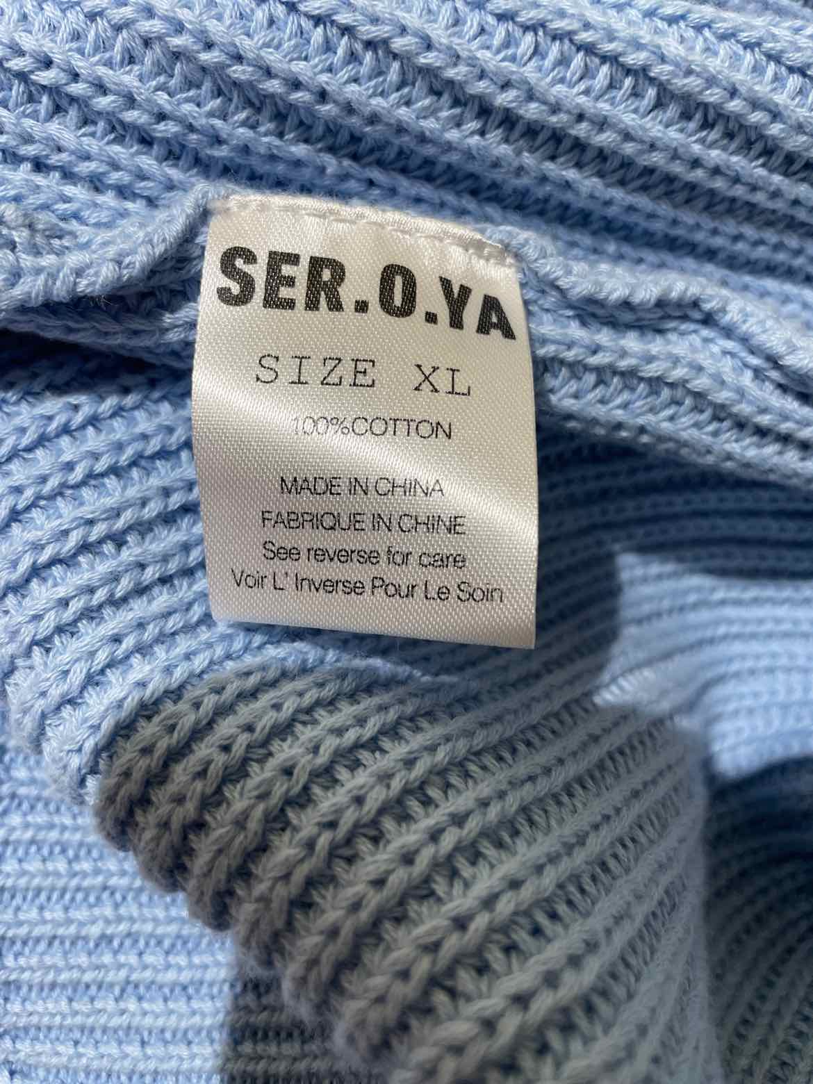 SER.O.YA light blue and white Size XL Dress