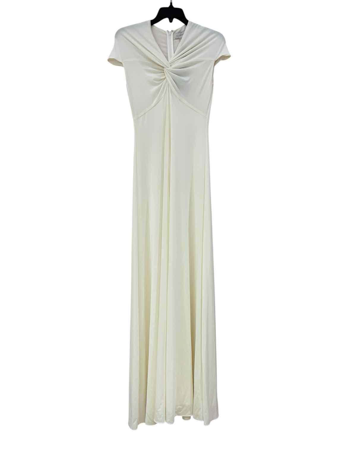 Halston White Size 4 Dress