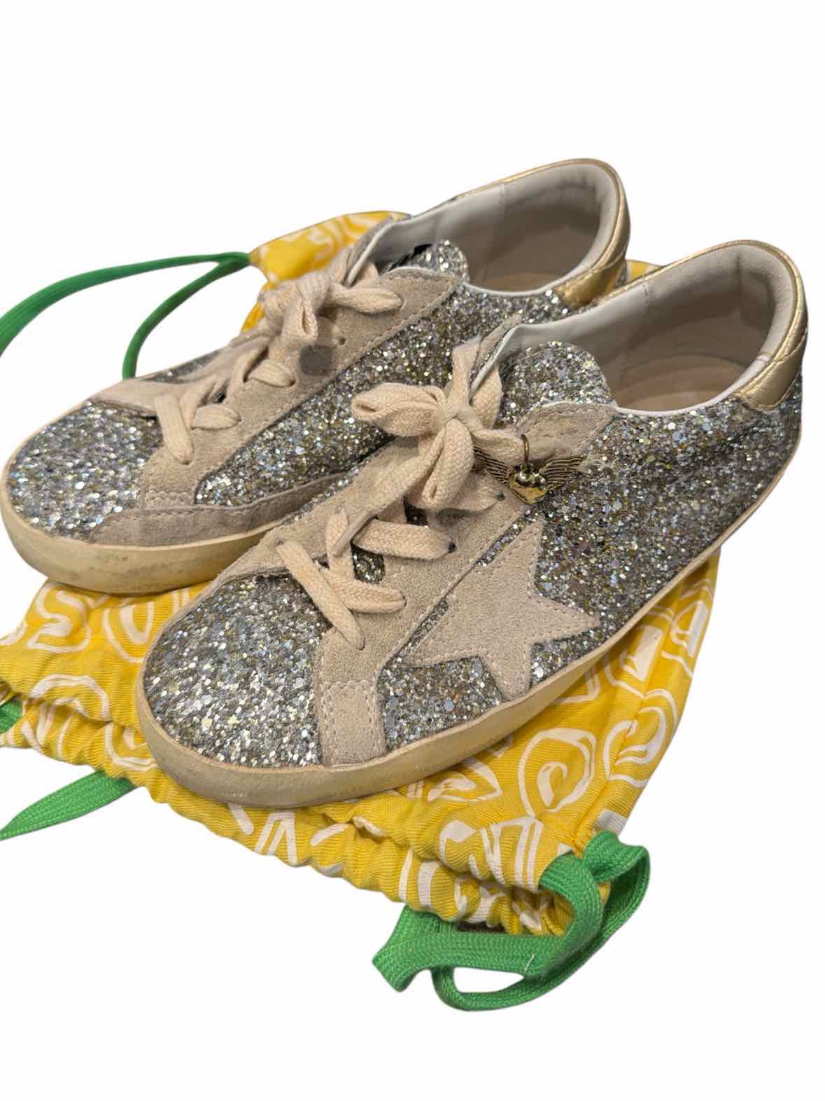 Golden Goose sparkly silver Size 34 Shoes