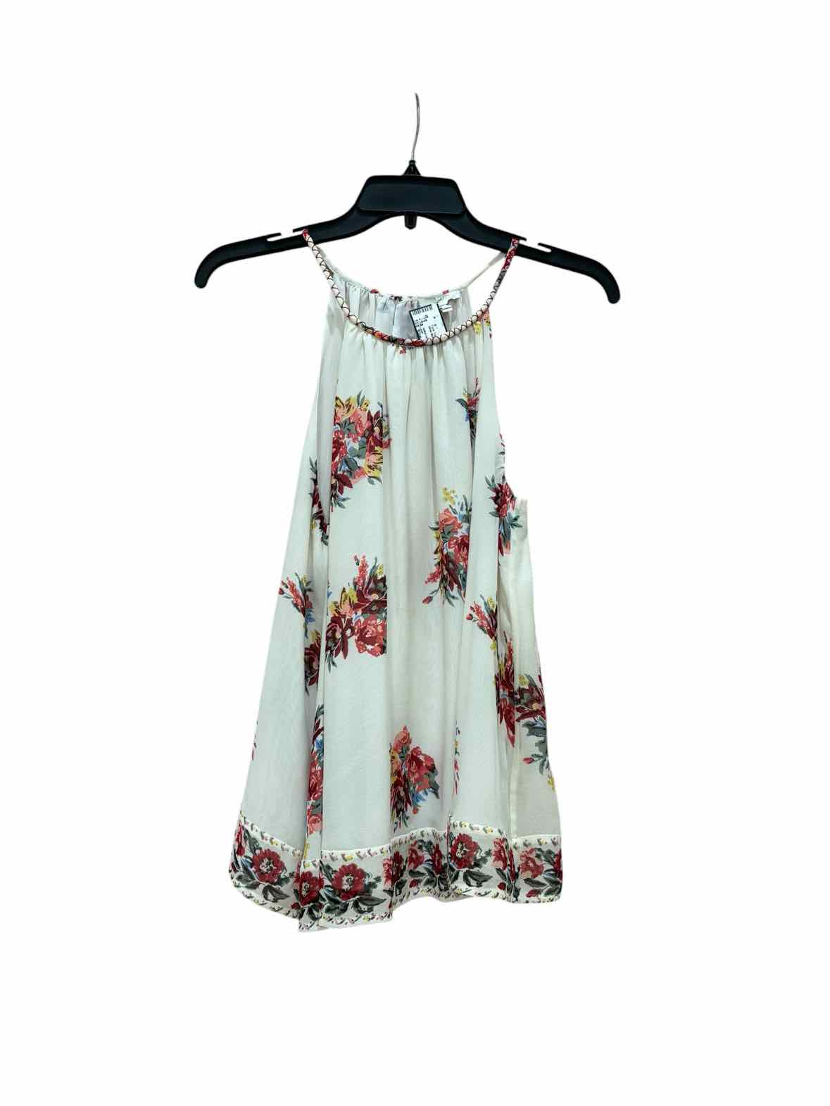 Joie White Multi Size S Tank Top