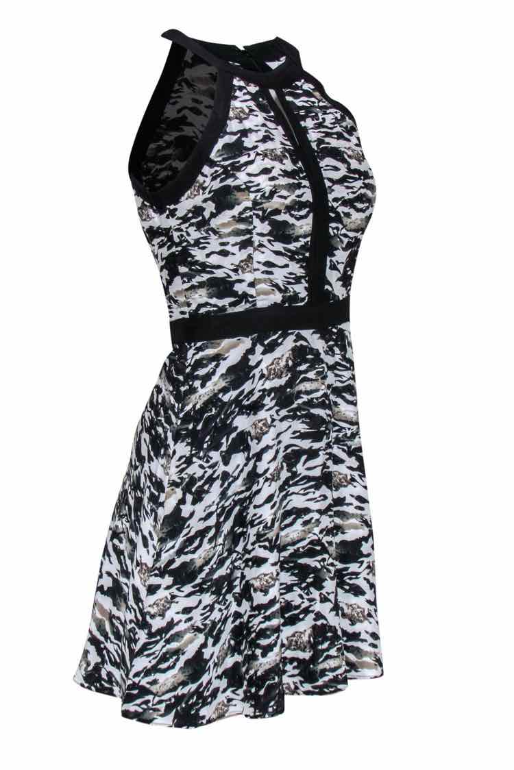 Parker Black Multi Size M Dress
