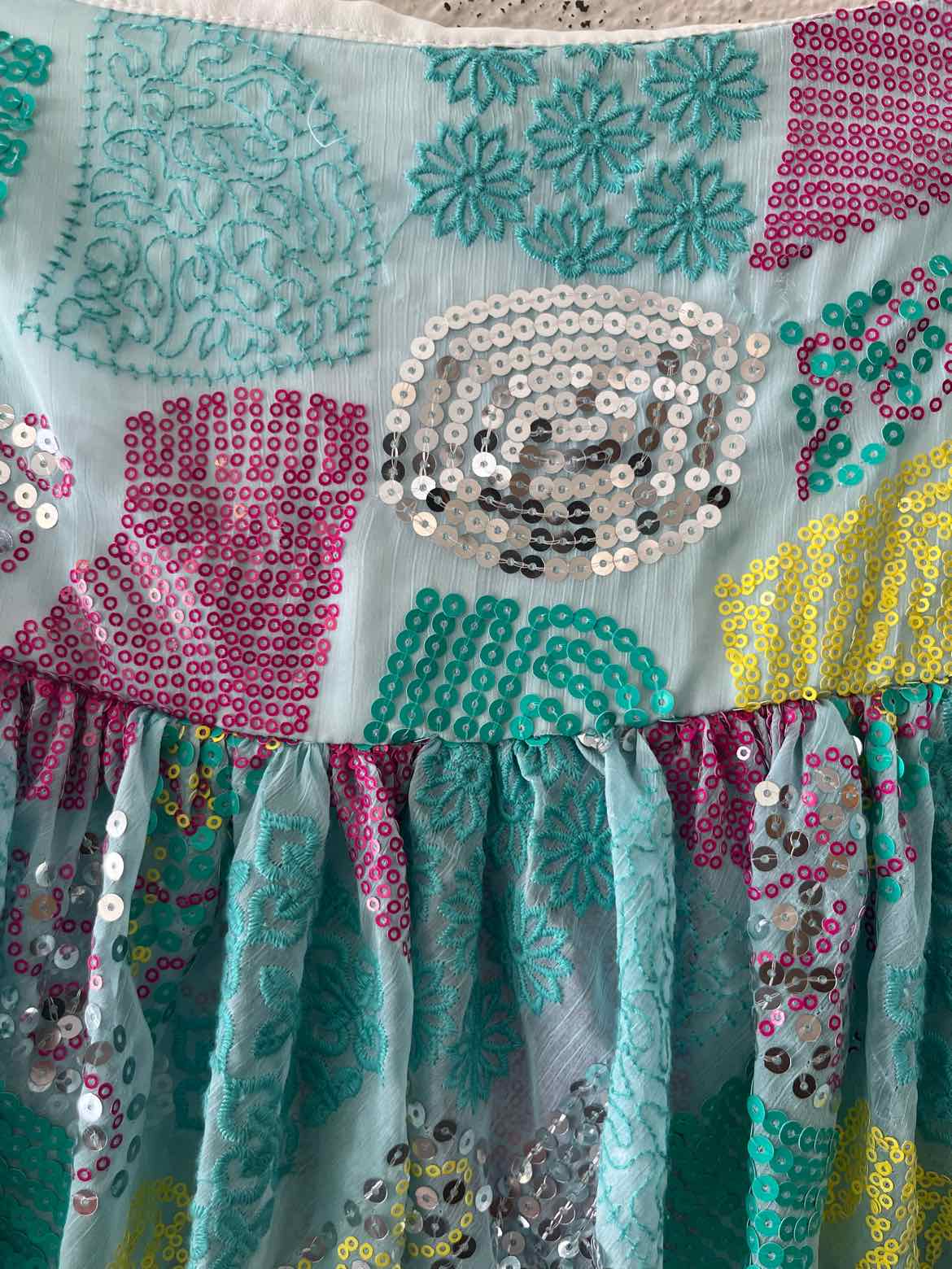 KOCH Blue Multi Size XS Skirt