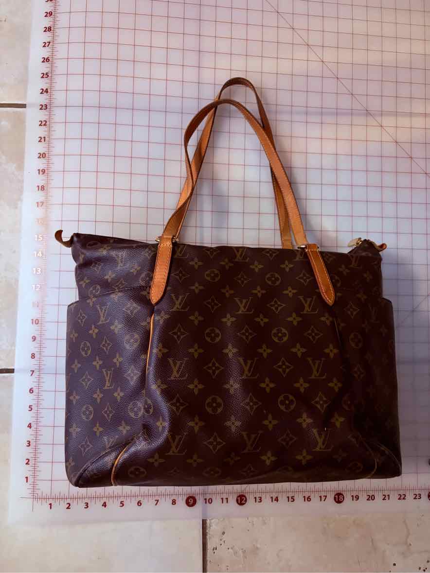 Louis Vuitton Brown and Tan Handbag