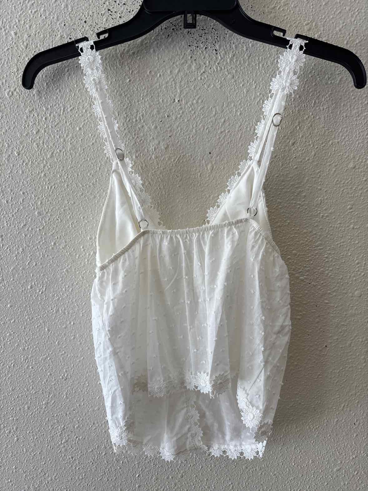 Peixoto White Size M Tank Top