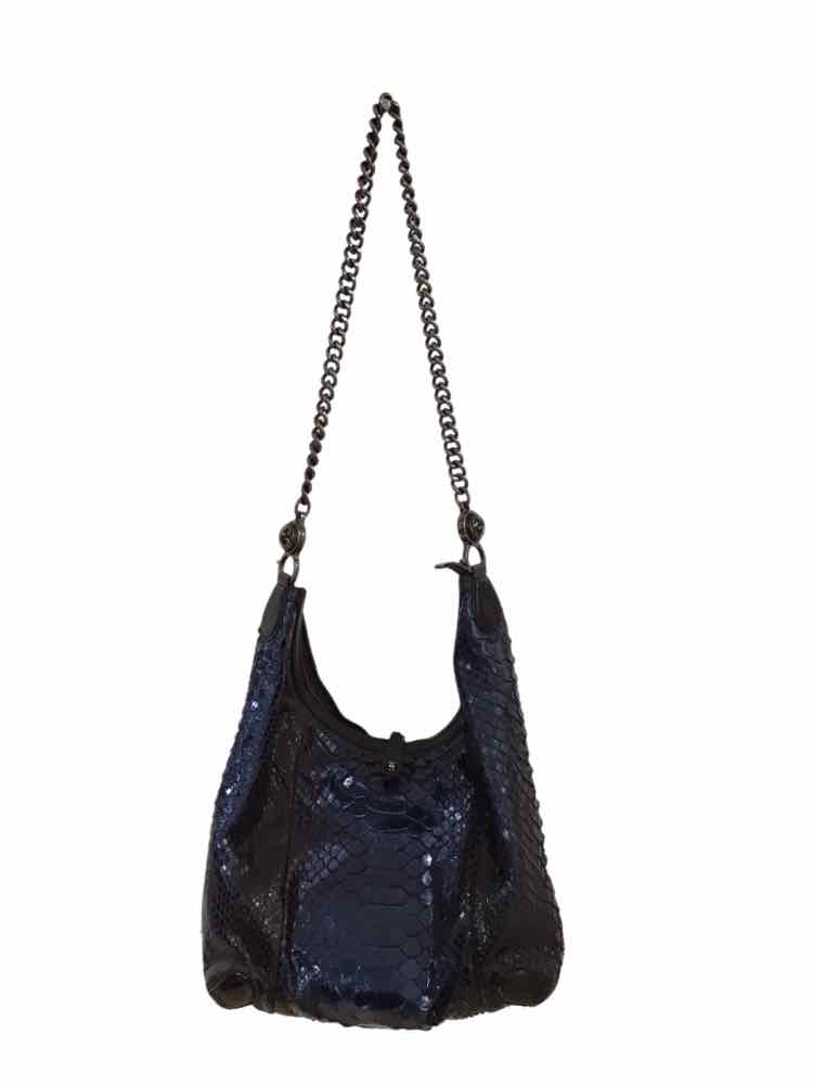 Gucci Galaxy Python Dark Blue Handbag