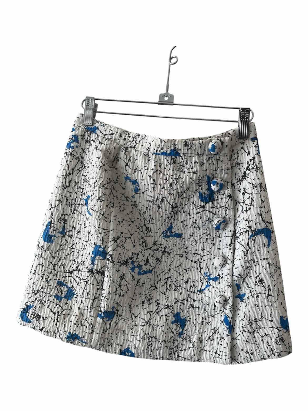 Carven White Multi Size 38 Skirt
