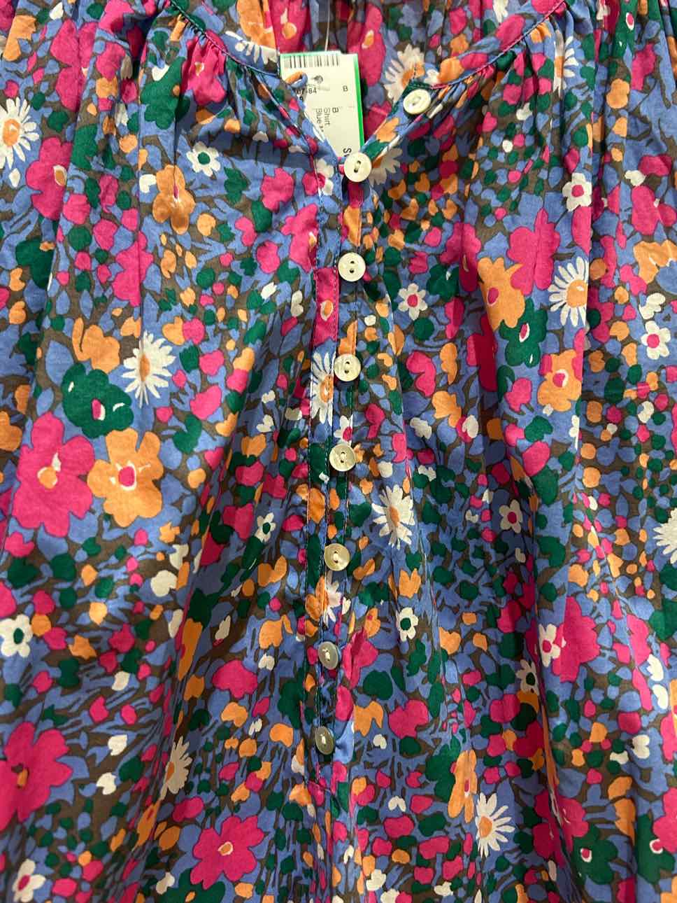 Rails Blue Multi Size M Shirt