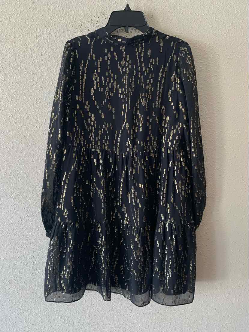 Lilly Pulitzer Black and Gold Size XS Dress