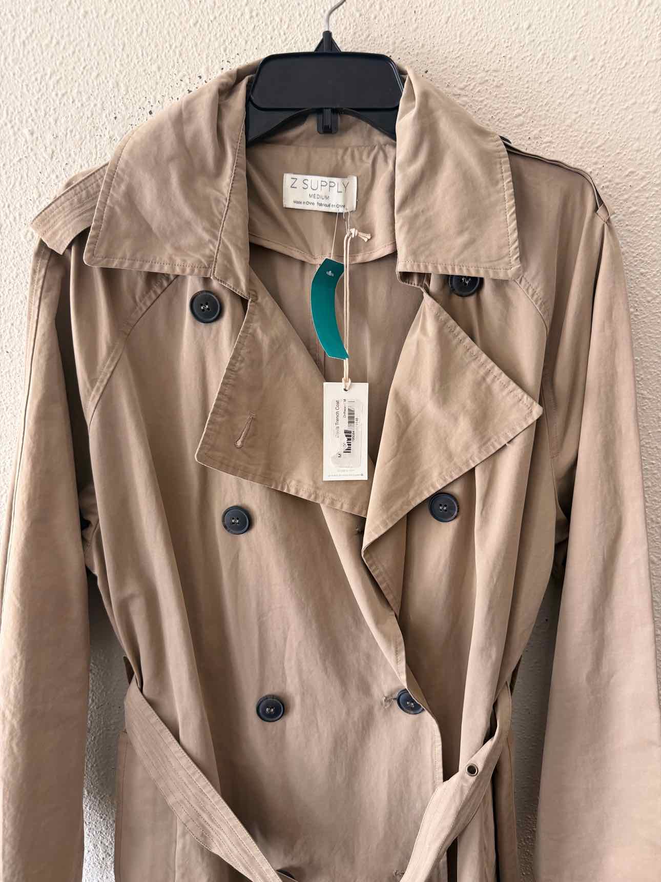 Z Supply Driftwood Tan Size M Coat