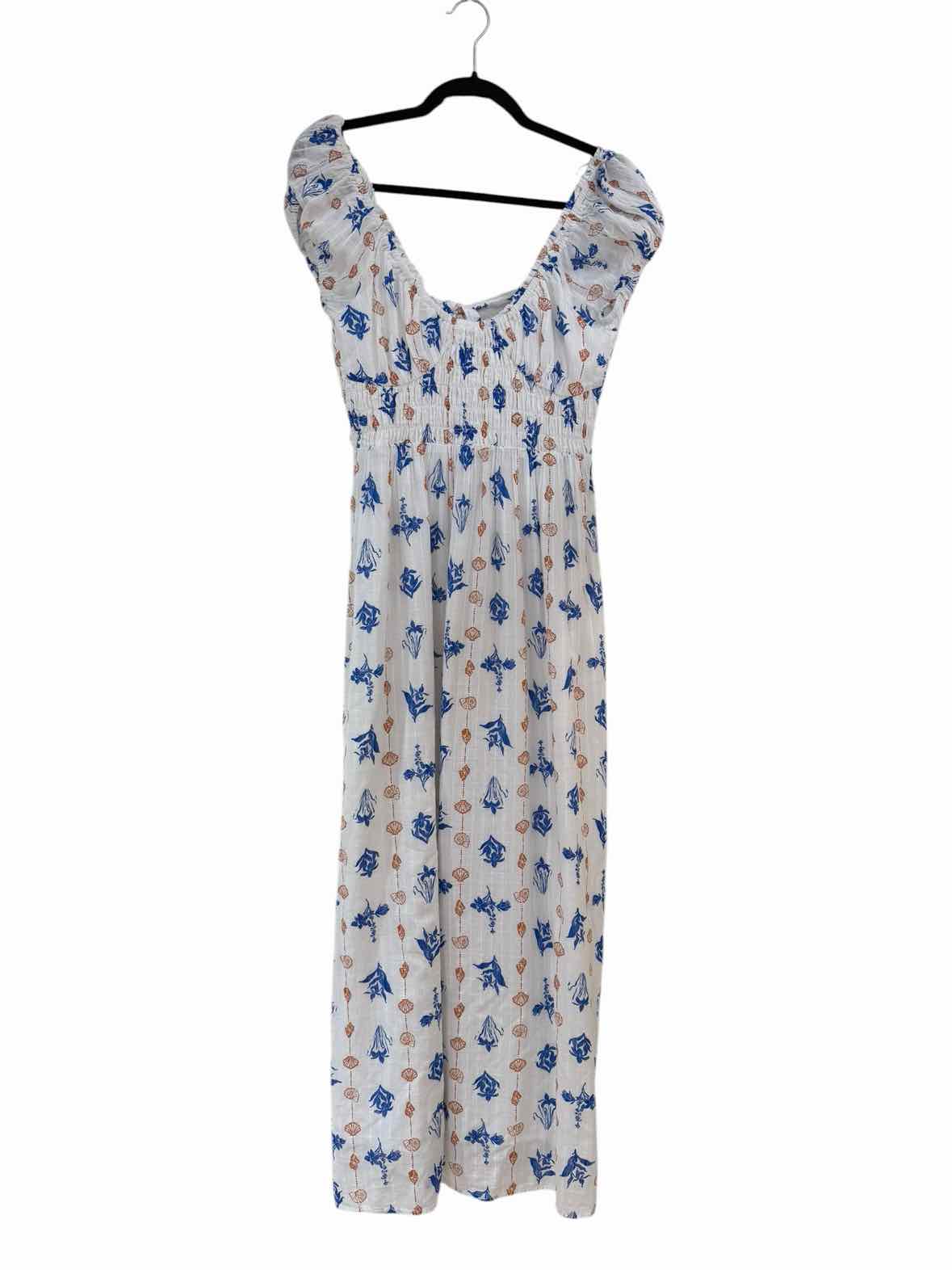 Bila White and Blue Size S Dress