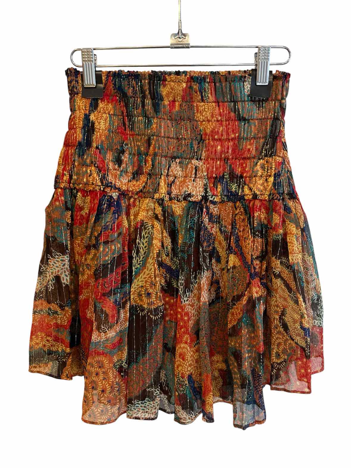A.L.C. Orange Multi Size 0 Skirt