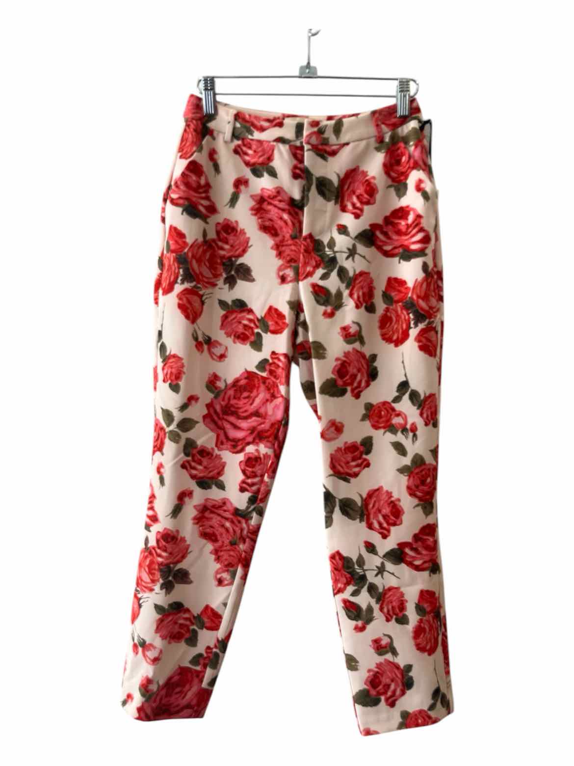 L'Agence cream and pink Size 2 Pants