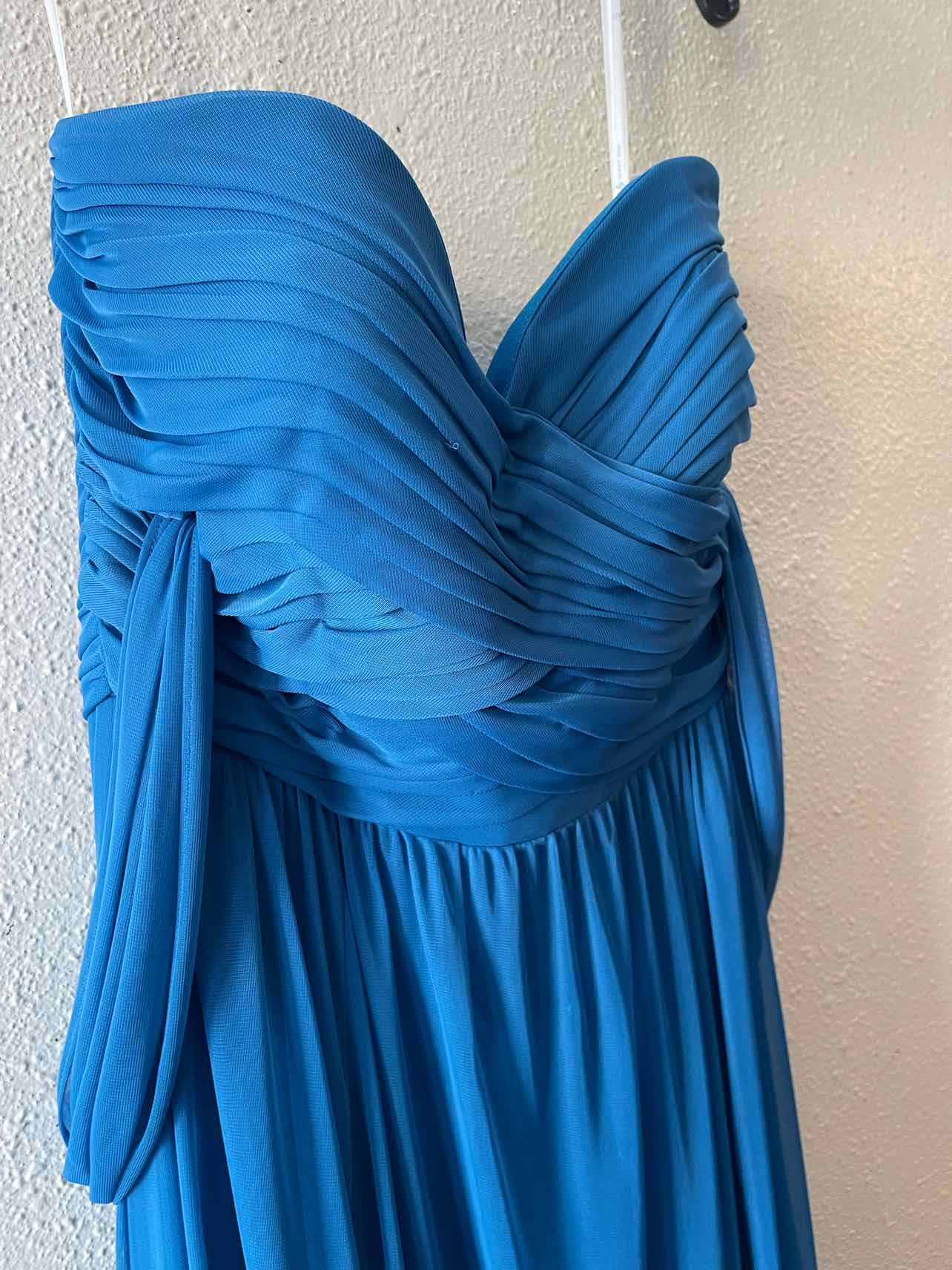 Jenny Yoo ocean blue Size 12 Gown/Evening Wear