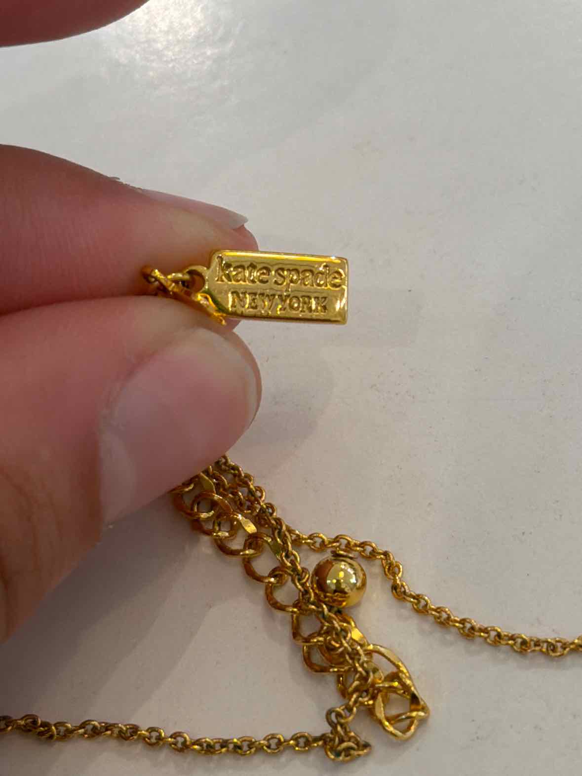 Kate Spade Gold Necklace