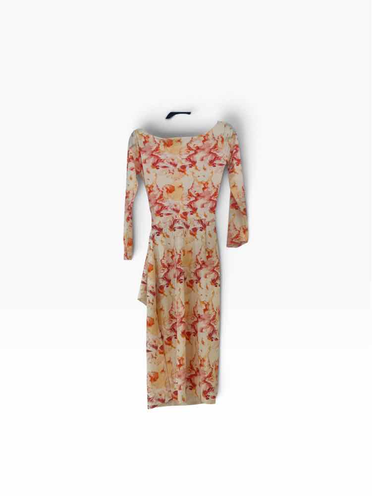 Chiara Boni orange and pink Size 44 Dress