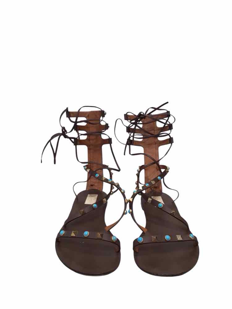 Valentino Garavani brown and blue Size 40 Shoes