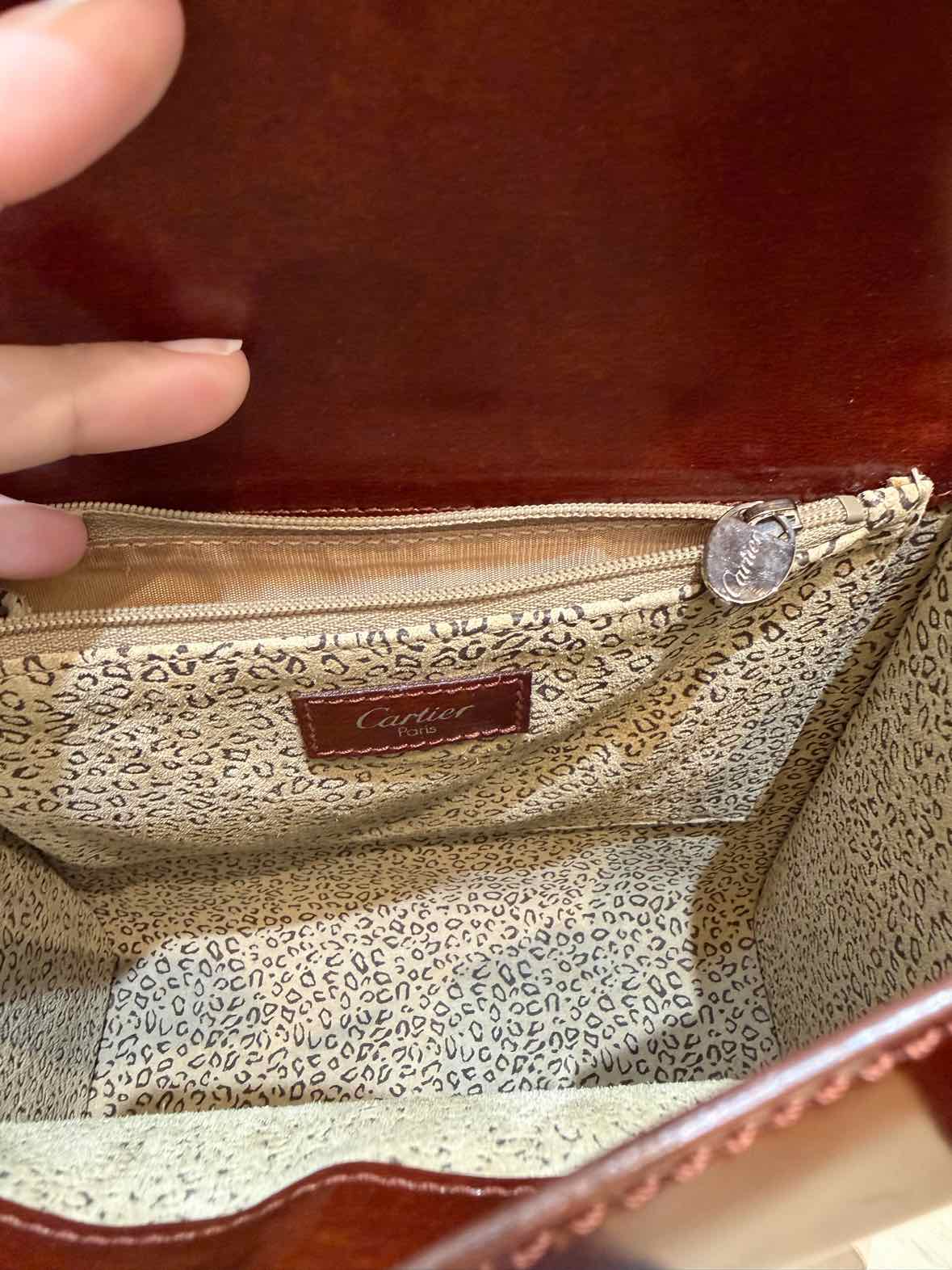 Cartier Brown Handbag
