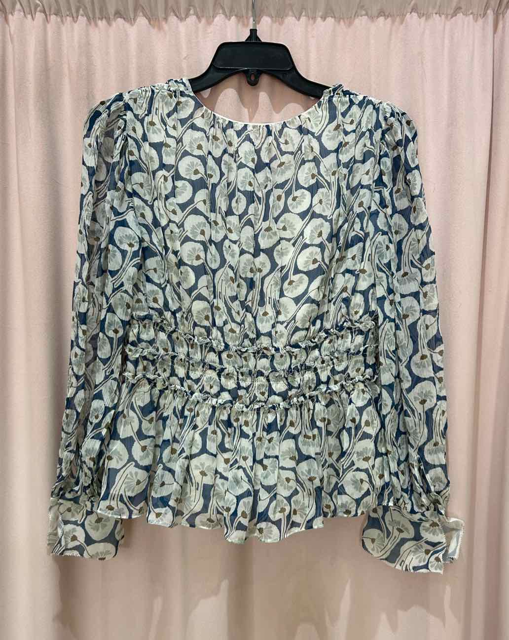 Rebecca Taylor Blue Multi Size 4 Shirt