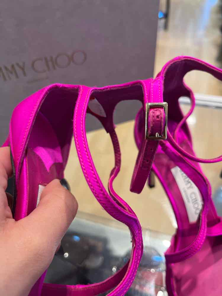 Jimmy Choo Hot Pink Size 35.5 Shoes