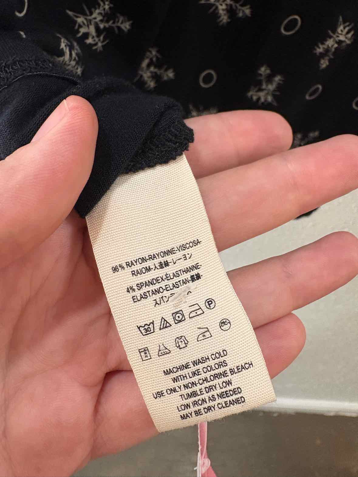 Free People Black and white Size S Shirt