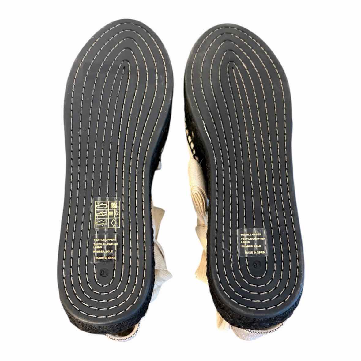 Tory Burch Natural and Black Size 9.5 Shoes