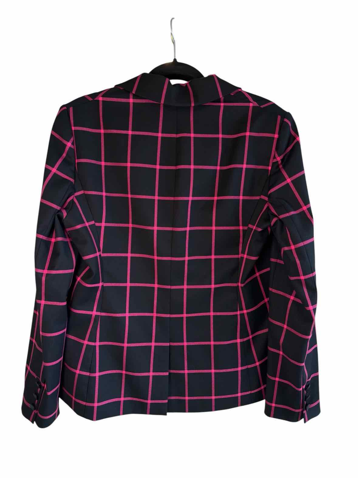 alice + olivia Black and Pink Size 14 Blazer