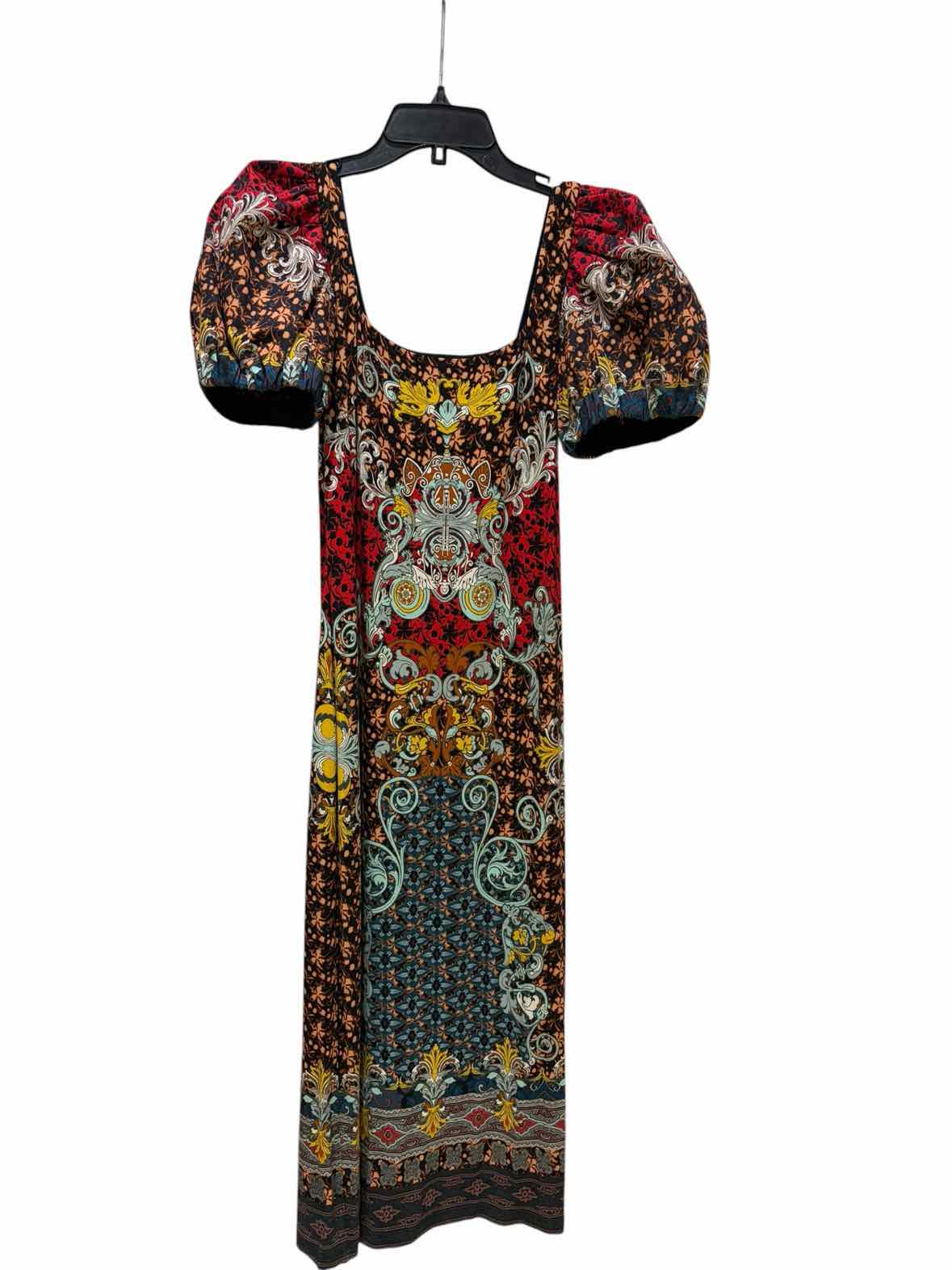 alice + olivia Black Multi Size 8 Dress