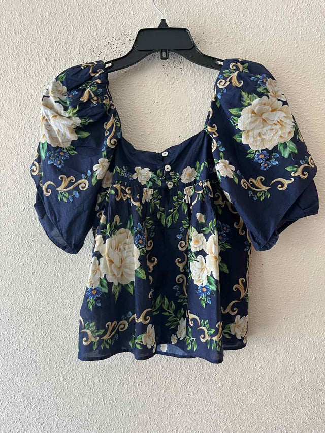 farm rio navy multi Size M Dress