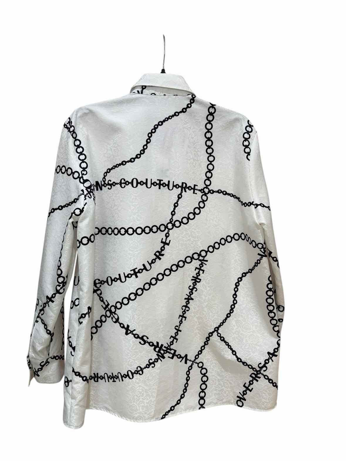Versace Jeans Couture Black and white Size 6 Shirt