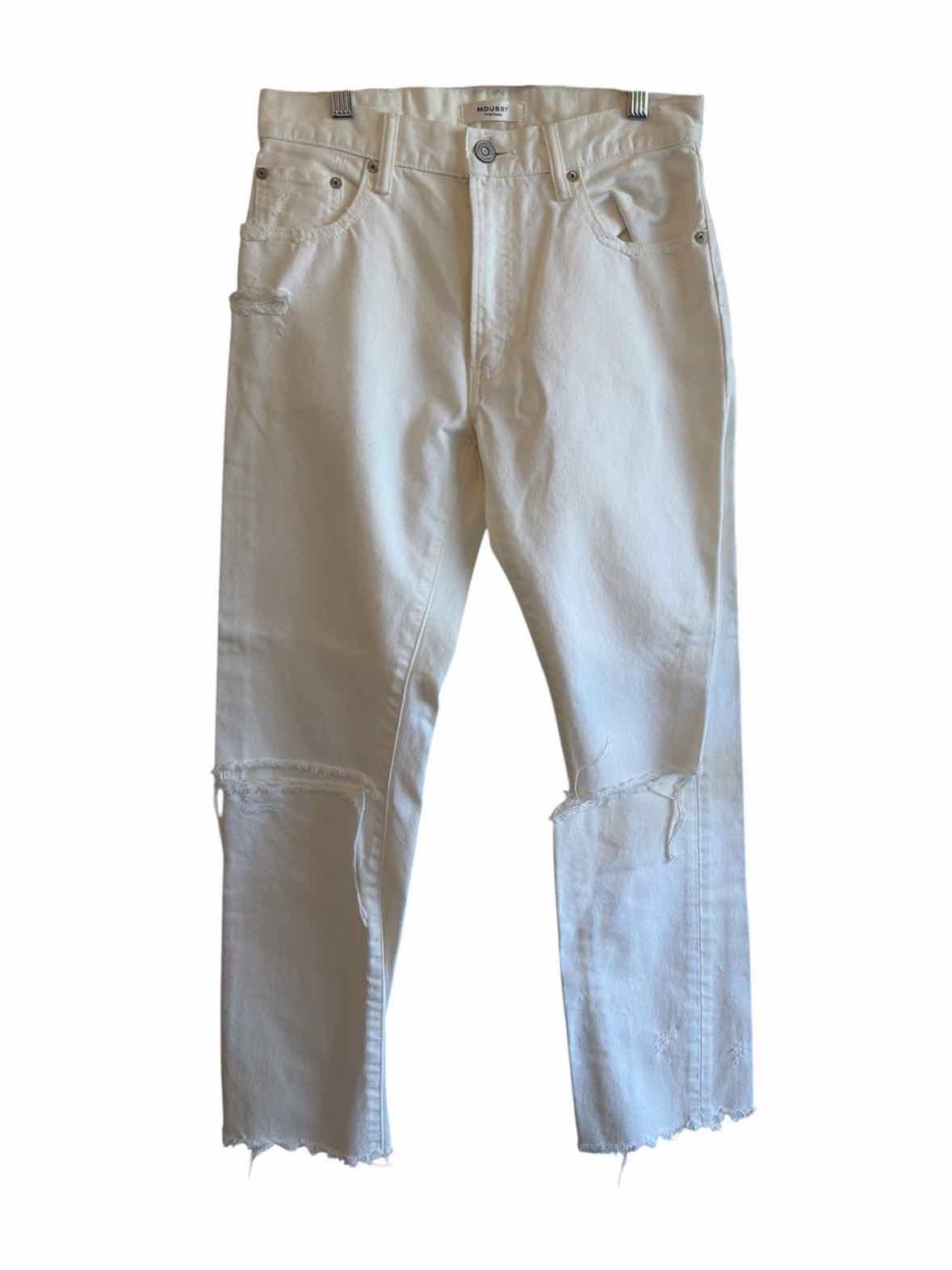 Moussy Vintage White Size 27 Jeans