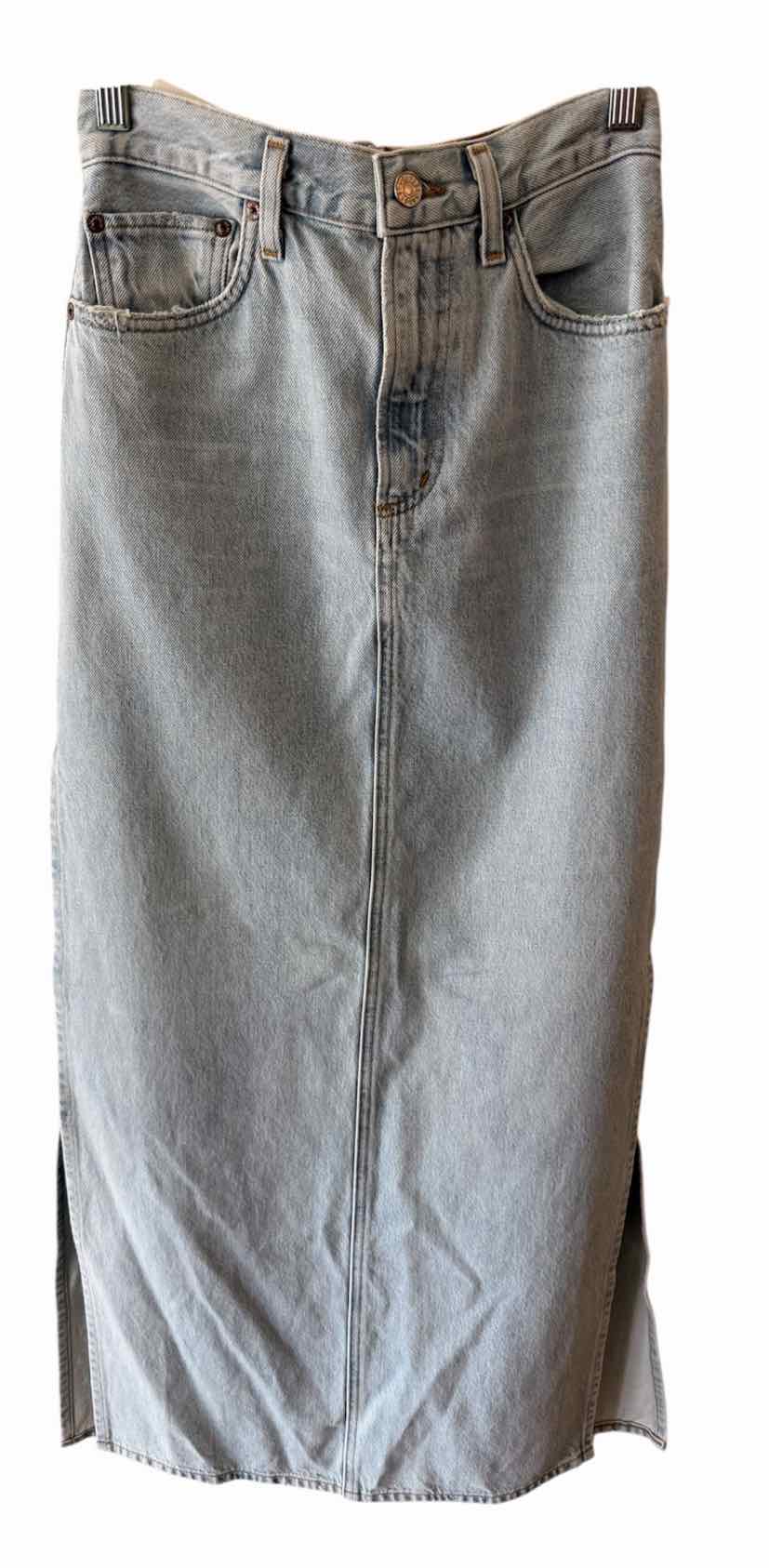 Agolde Light Blue Size No Label Skirt