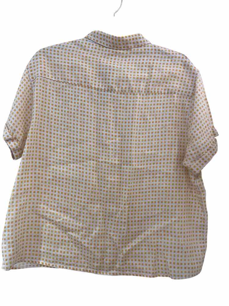C&C California White and Yellow Size L Shirt