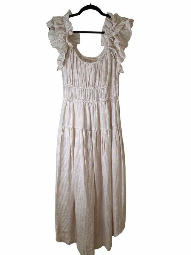 ULLA JOHNSON Cream Size 6 Dress