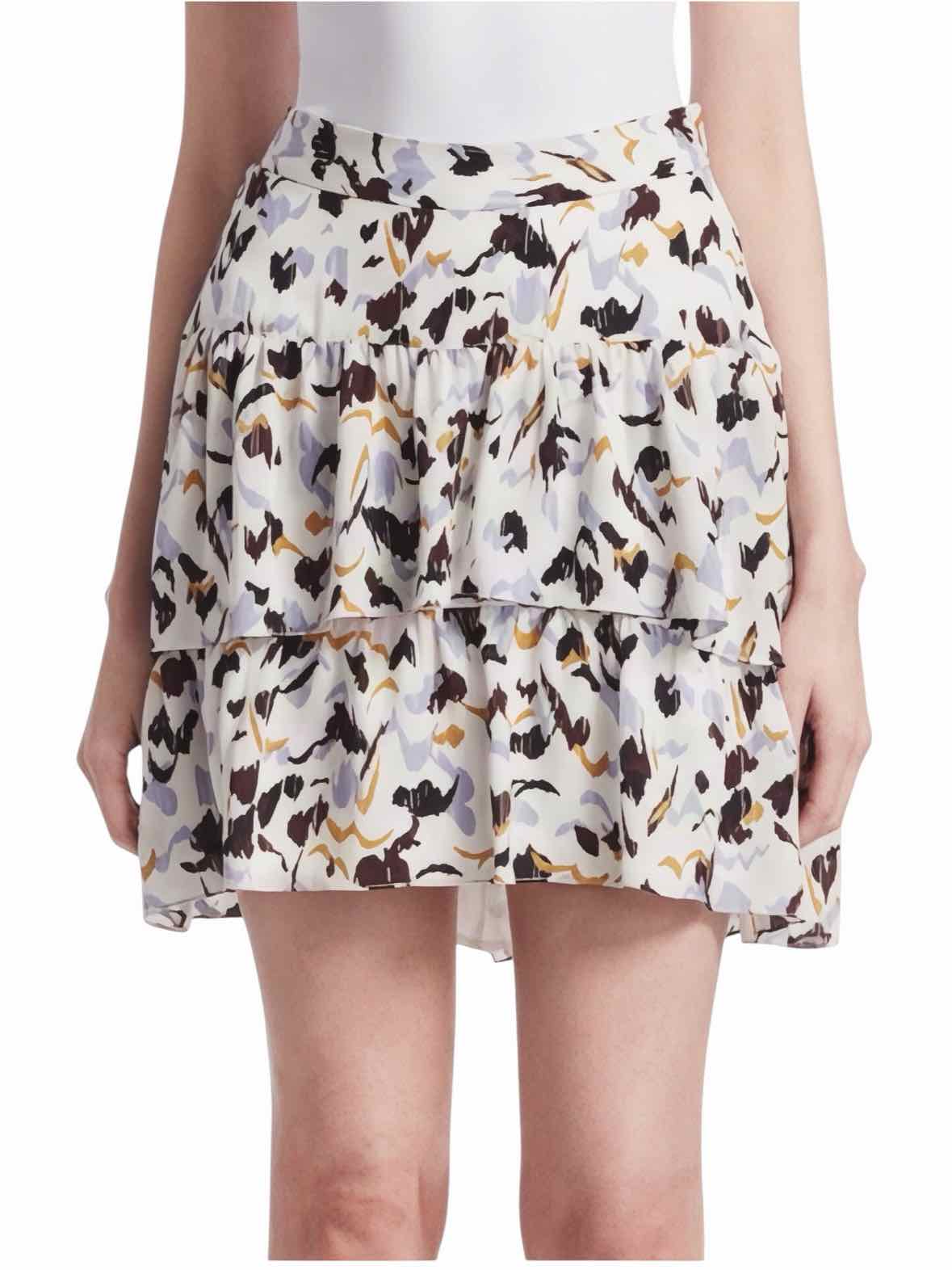 A.L.C. white and light purple Size 2 Skirt