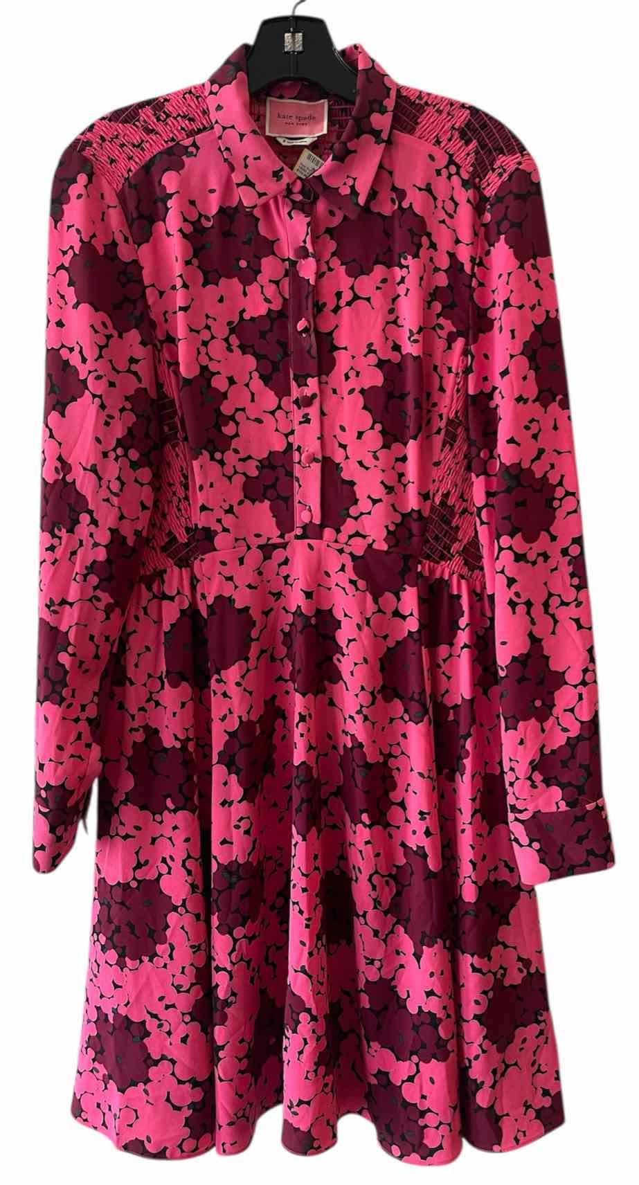Kate Spade Pink and Burgundy Size 8 Dress