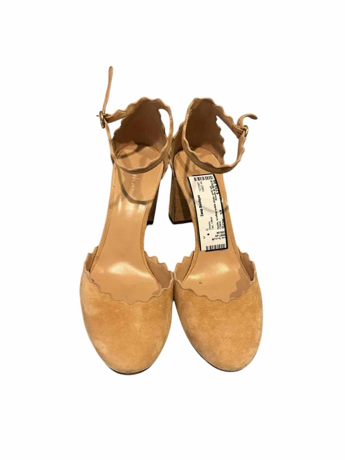 Chloe Tan Size 37 Shoes