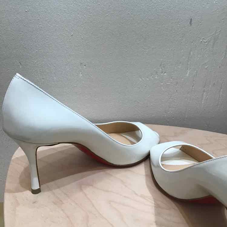 Christian Louboutin White Size 34.5 Shoes